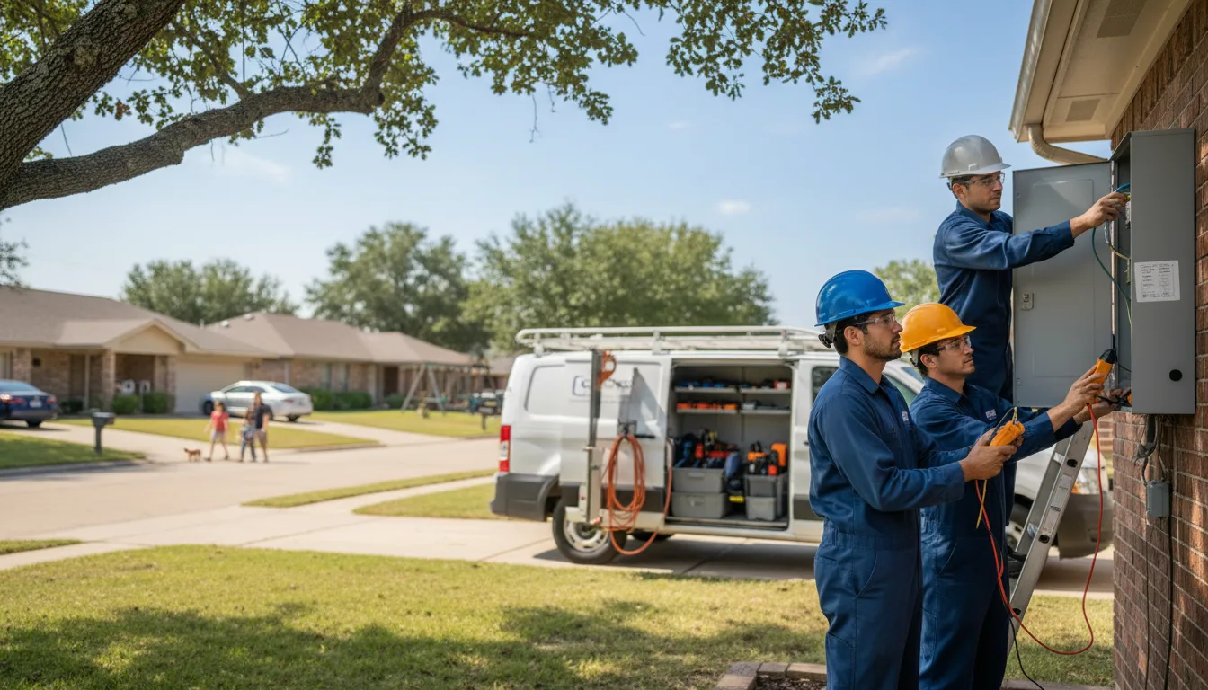 Certified electrician providing emergency electrical services in Opolis, KS